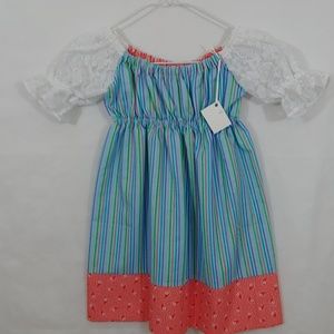 Sewnbymurraysboutique Blue striped Paisley Trim 4